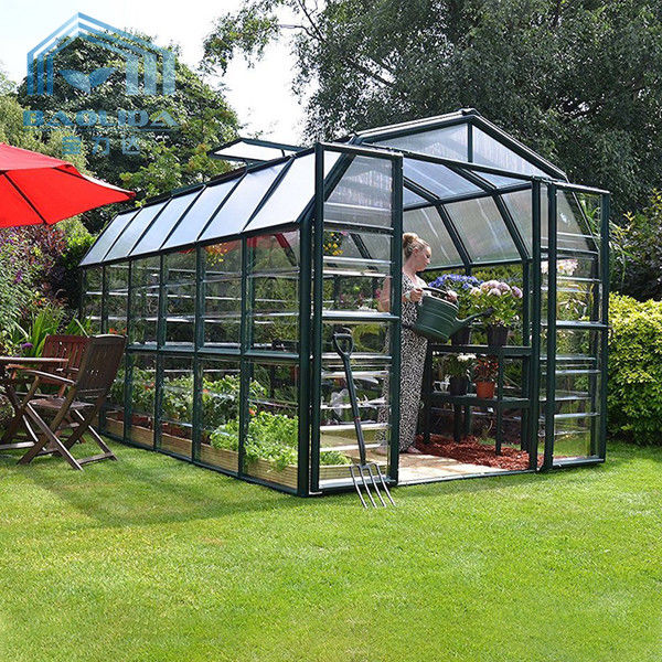GlasblattGartenbauhalbes liter sortiertes Gewächshaus