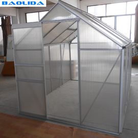 Metallaluminiumgewächshaus-Zelt kleiner Mini Frame Polycarbonate Sheet Commercial