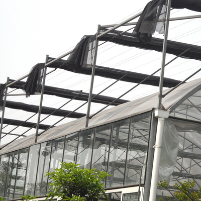 Hauben-Dachstuhl-starkes Plastikgewächshaus mit innerem schattierendem System