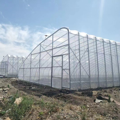 Plastikfolie Solarpassiv-Gewächshaus mit Regenwasser-Support