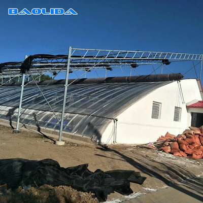 Stahlrahmen Solarpassiv Gewächshaus mit automatischem Bewässerungssystem