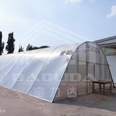 Robuste UV-geschützte Polycarbonat-Trockner Gewächshaus mit heiß galvanisiertem Stahlrahmen