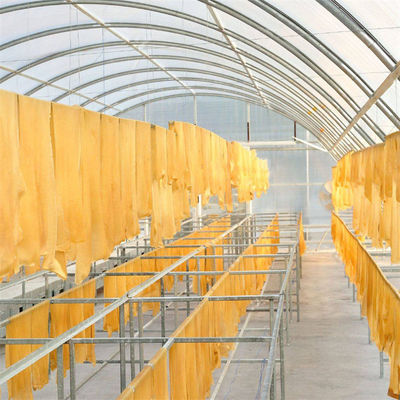 Anpassbares Gewächshaus für die Trocknung von Fisch aus Polycarbonat mit UV-Schutz und stabiler Struktur
