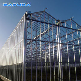 Bescheinigte die Glaskapazität ISO9001 multi Spanne Venlo gewächshaus-140mm/H