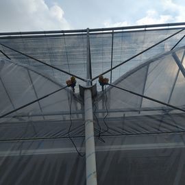 Löschen 200 Mikrometer-Film Coverd-Polycarbonats-Gewächshaus Kit Multi Span Greenhouse